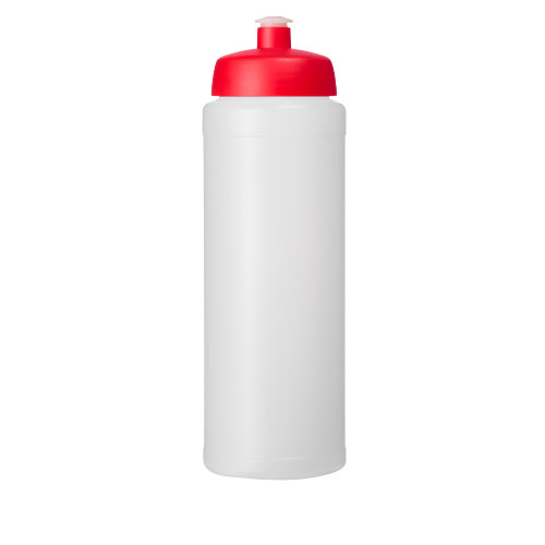 Bidon Baseline® Plus o pojemności 750 ml z wieczkiem sportowym Przezroczysty-Czerwony 21069018 (2)