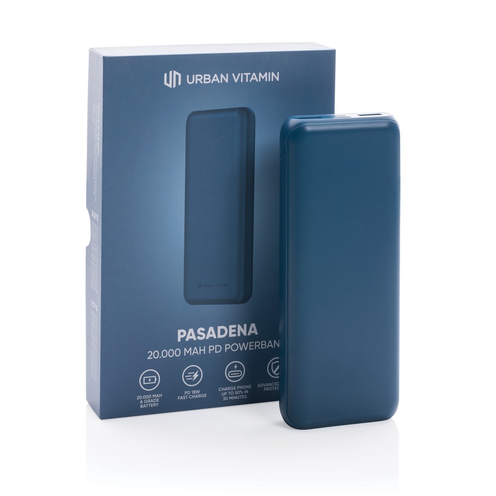 Szybki power bank 20000 mAh Urban Vitamin Niebieski P322.755 (10)
