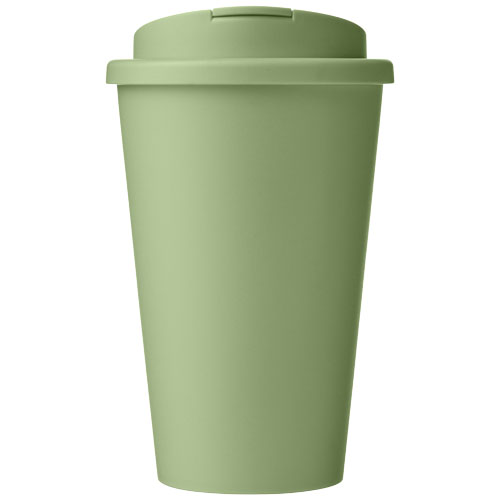 Izolowany kubek Americano® Renew o pojemności 350 ml z odporną na rozlanie pokrywką Szklany zielony 21042762 (2)