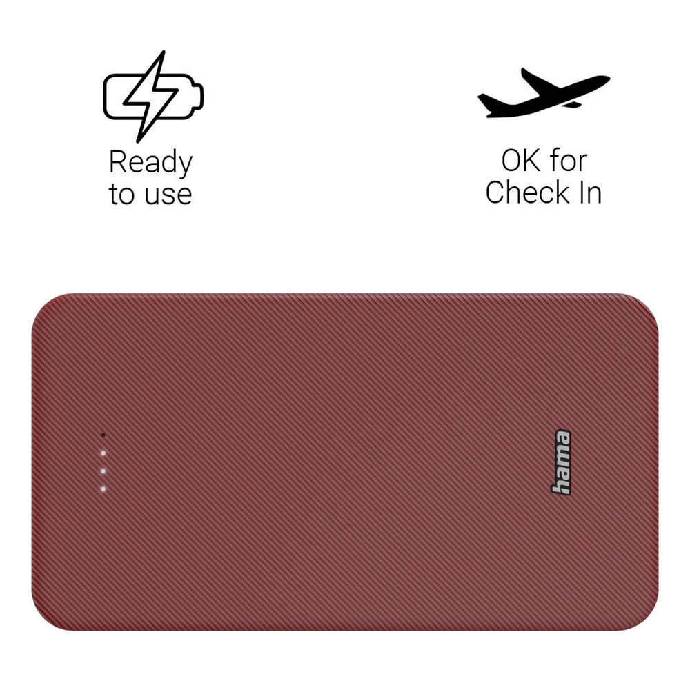 Power bank 20000 mAh Hama Power Pack Czerwony VH024-05 (3)