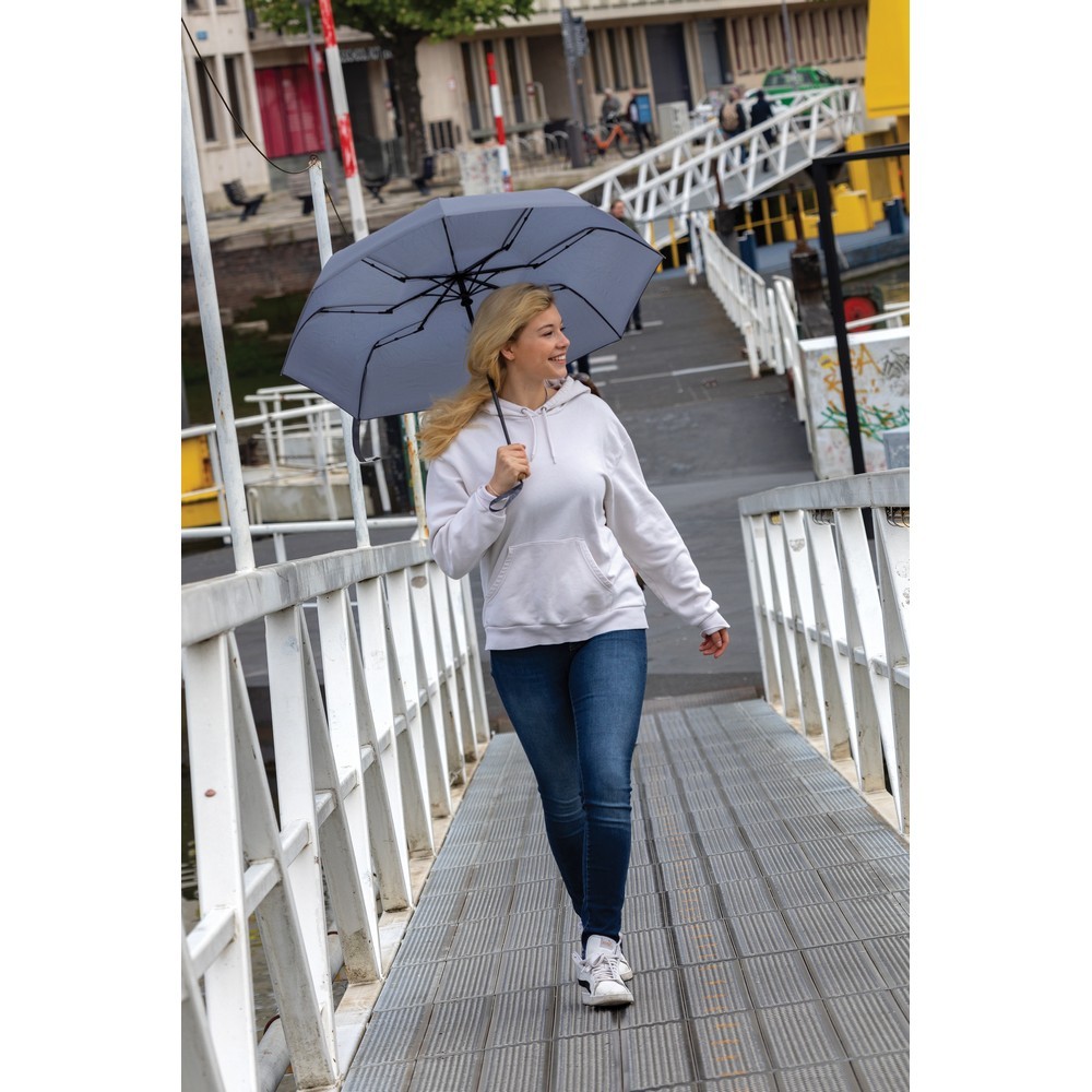 Bambusowy parasol automatyczny 21" AWARE™ RPET Szary P850.612 (8)