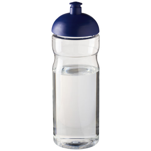 Bidon H2O Base® o pojemności 650 ml z wypukłym wieczkiem Przezroczysty-Niebieski 21004702 