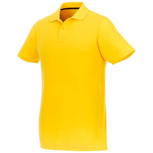 Helios - koszulka męska polo z krótkim rękawem Żółty 38106100 