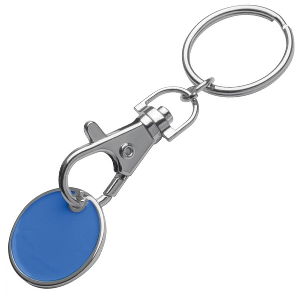 Brelok metalowy z żetonem ARRAS Niebieski 047704 