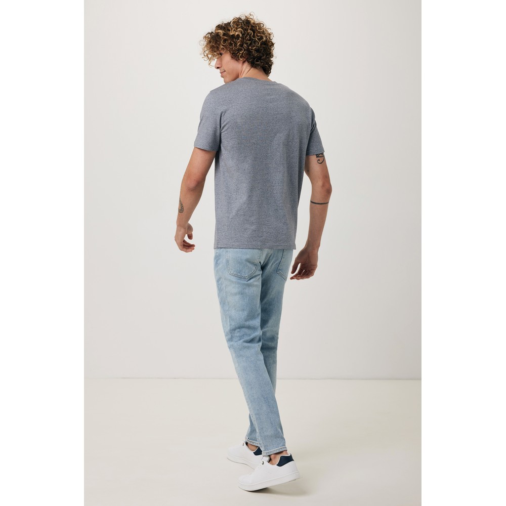 Koszulka z bawełny z recyklingu Iqoniq Brett Niebieski T9107.043.S (2)