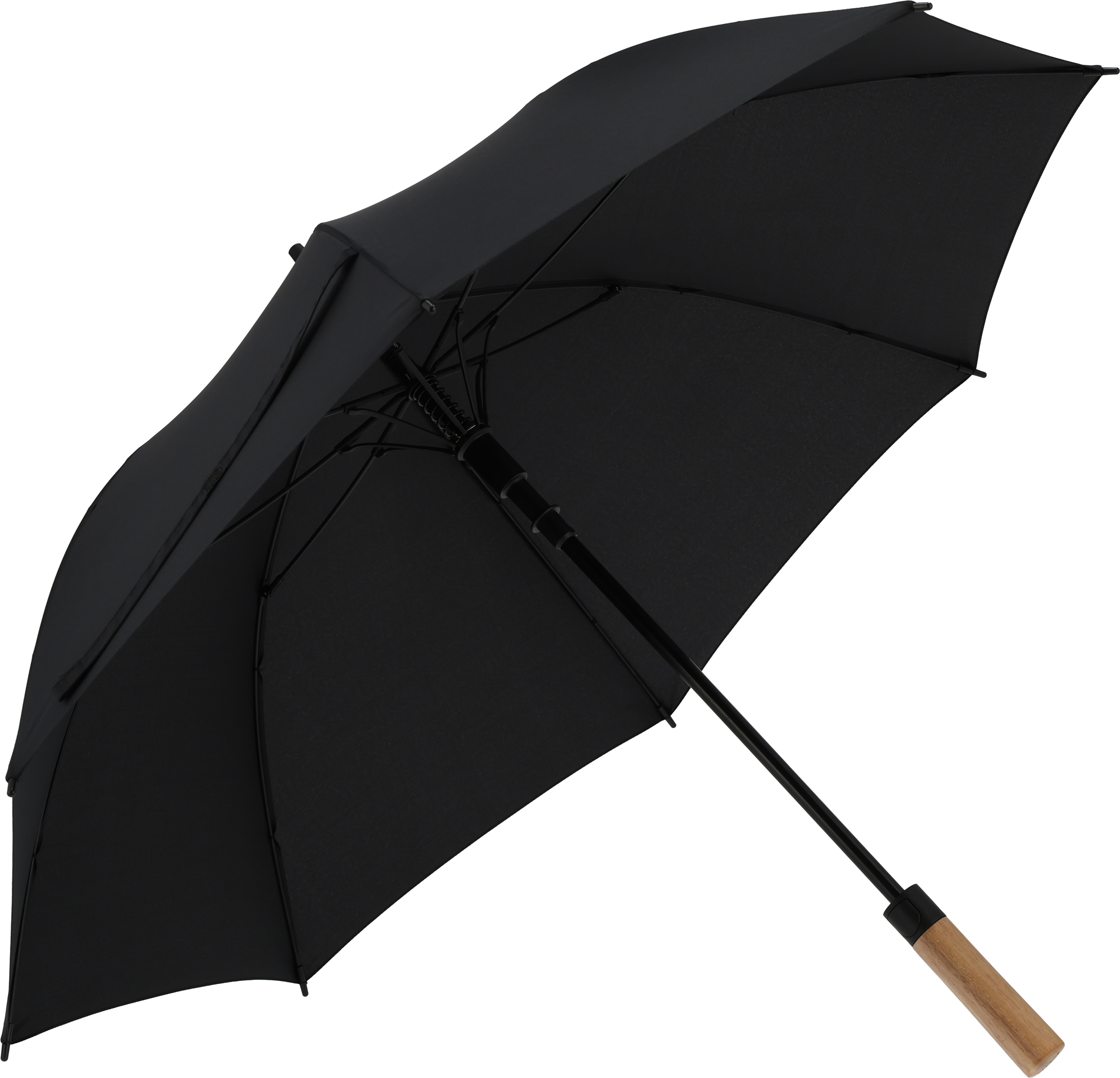 Parasol automatyczny rPET Ø108 cm SAINT BARTH MoLu Czarny 398603 