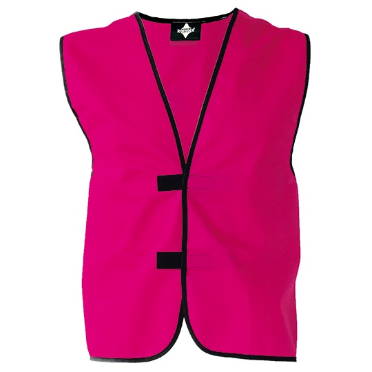 Kamizelka Klasyczna Poliester Magenta KX501-538100 