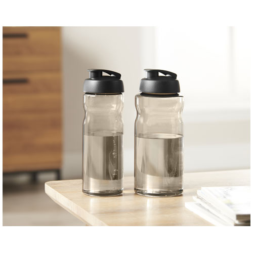Bidon H2O Base® o pojemności 650 ml z wieczkiem zaciskowym Przezroczysty-Czarny 21004500 (5)