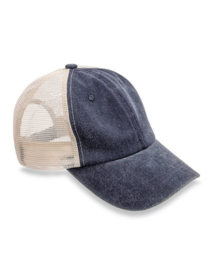 Czapka Trucker Bawełniana Vintage Vintage Denim RH094-1409235 