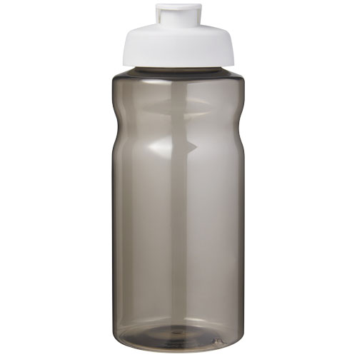 H2O Active® Eco Big Base bidon z wieczkiem zaciskowym o pojemności 1 litra Węgiel drzewny-Biały 21017893 (2)