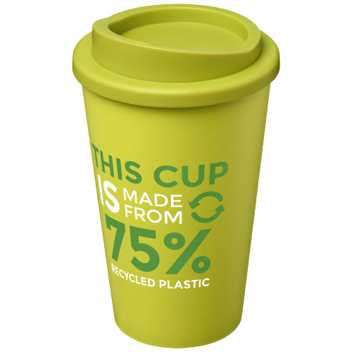 Kubek Americano Eco z recyklingu o pojemności 350 ml Limonkowy 21042263 (1)