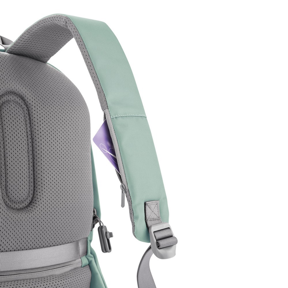 Bobby Soft plecak chroniący przed kieszonkowcami Zielony P705.797 (4)