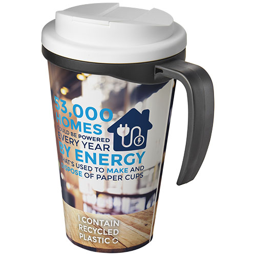 Gadżet reklamowy - 50x Kubek Brite-Americano® 350 ml z wieczkiem zapobiegającym rozchlapaniu