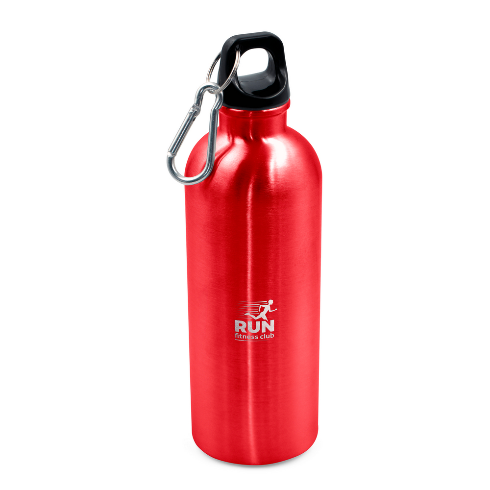 Butelka sportowa 500 ml z karabińczykiem | Brenda Czerwony VA099-05 
