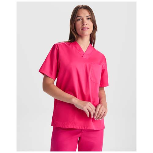 Panacea 160 g/m2 bluzka do pracy unisex z krótkim rękawem  Zieleń laboratoryjna R90985I0 (4)