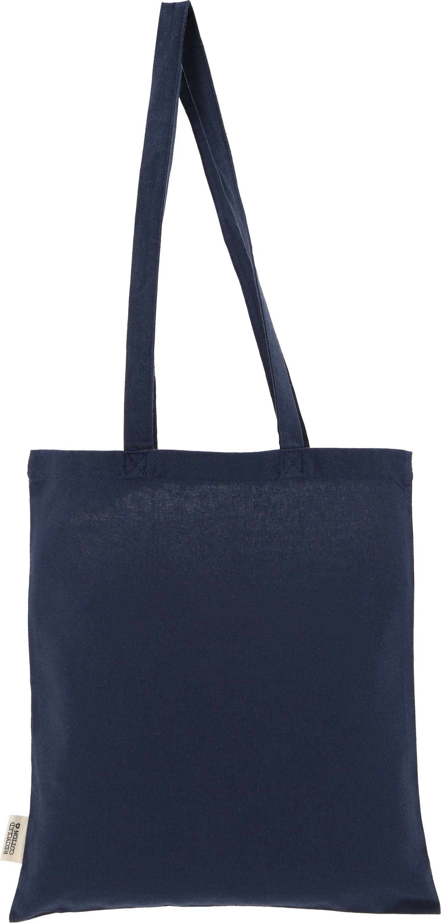 Torba bawełniana z długimi uszami 180g/m2 z materiałów z recyklingu GLEN Granatowy 6469844 (4)