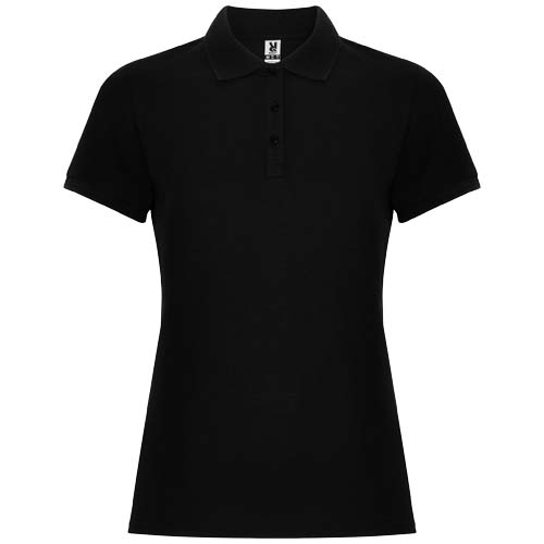 Pegaso Premium koszulka damska polo z krótkim rękawem Czarny R66443O5 