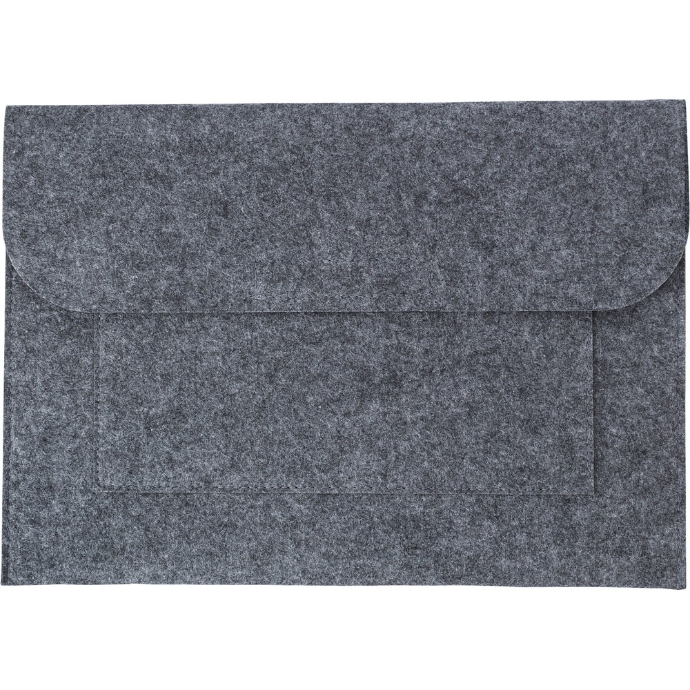 Etui na laptopa z filcu RPET, teczka na dokumenty Szary V1254-19 (3)