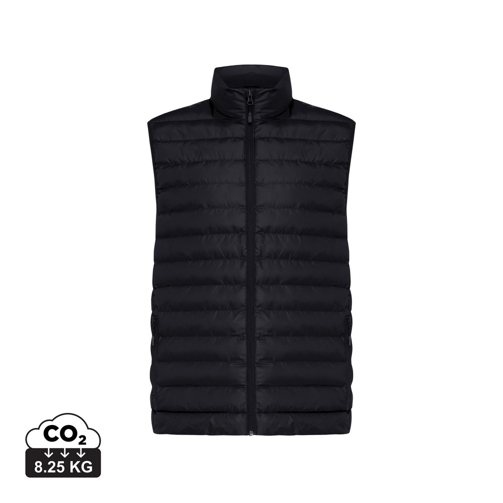 Męski bezrękawnik Iqoniq Meru, poliester z recyklingu Czarny T1702.001.4XL (9)