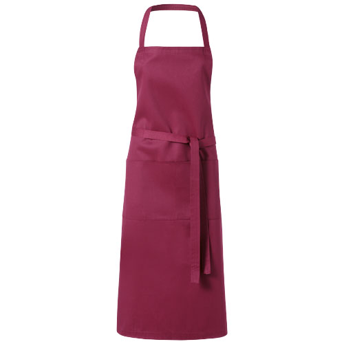 Fartuch Viera z 2 kieszeniami Burgundowy 19538479 