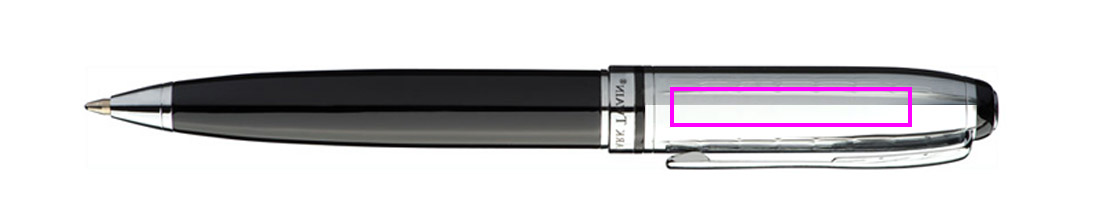 Długopis, lewy bok