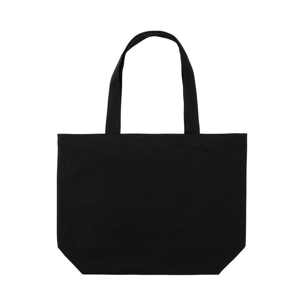 Torba na zakupy AWARE™, bawełna z recyklingu Czarny P762.961 (2)