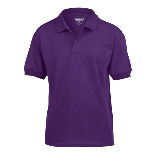 Polo Mlodziezowe Klasyczne DryBlend Odprowadzajace Wilgoc Purple G8800K-507837 
