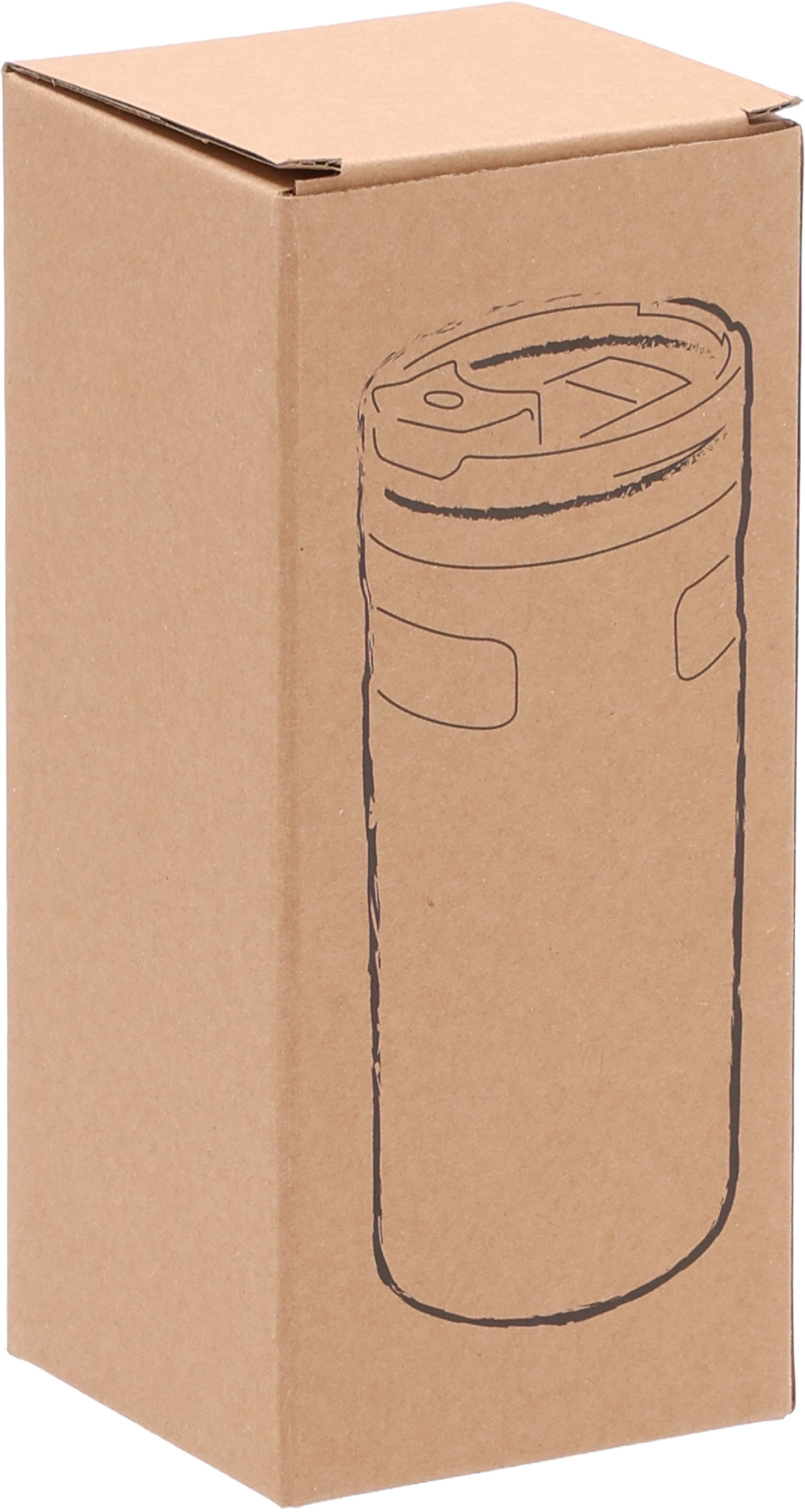 Kubek termiczny ze stali z recyklingu 450 ml SILVIO Czarny 8536503 (8)