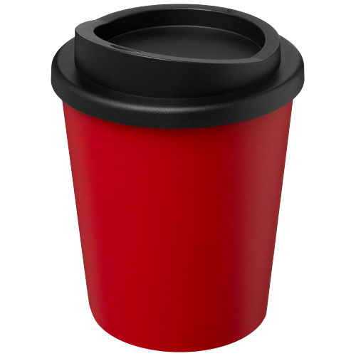 Kubek izolowany z recyklingu Americano® Espresso o pojemności 250 ml  Czerwony-Czarny 21045221 