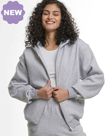 Bluza Rozpinana z Kapturem Luzny Kroj Bawełna Poliester Black BY445-993057 (1)