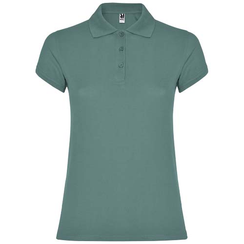 Star koszulka damska polo z krótkim rękawem Calm Blue R6634A35 