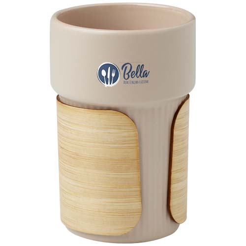 Fika kubek 340 ml z bambusową osłoną Owsianka 10080907 (1)