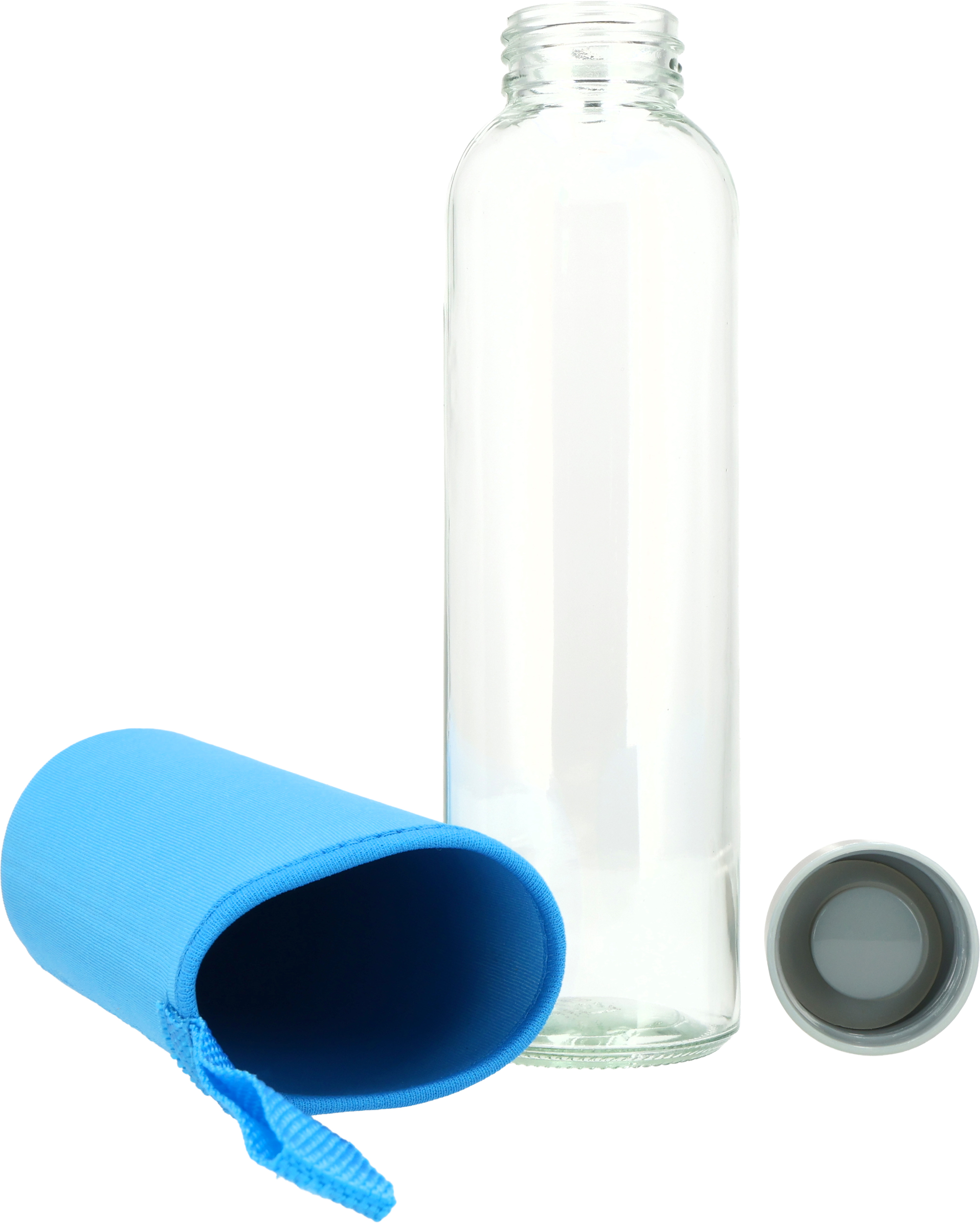 Butelka szklana KLAGENFURT 500 ml Jasnoniebieski 084224 (7)