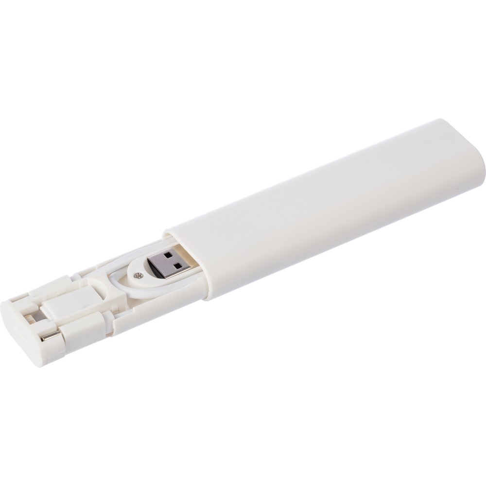 Kabel do ładowania, zestaw akcesoriów Biały VA165-02 (3)