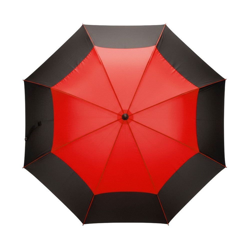 Parasol sztormowy 27", automatyczny AWARE™ RPET Czerwony P850.684 (7)