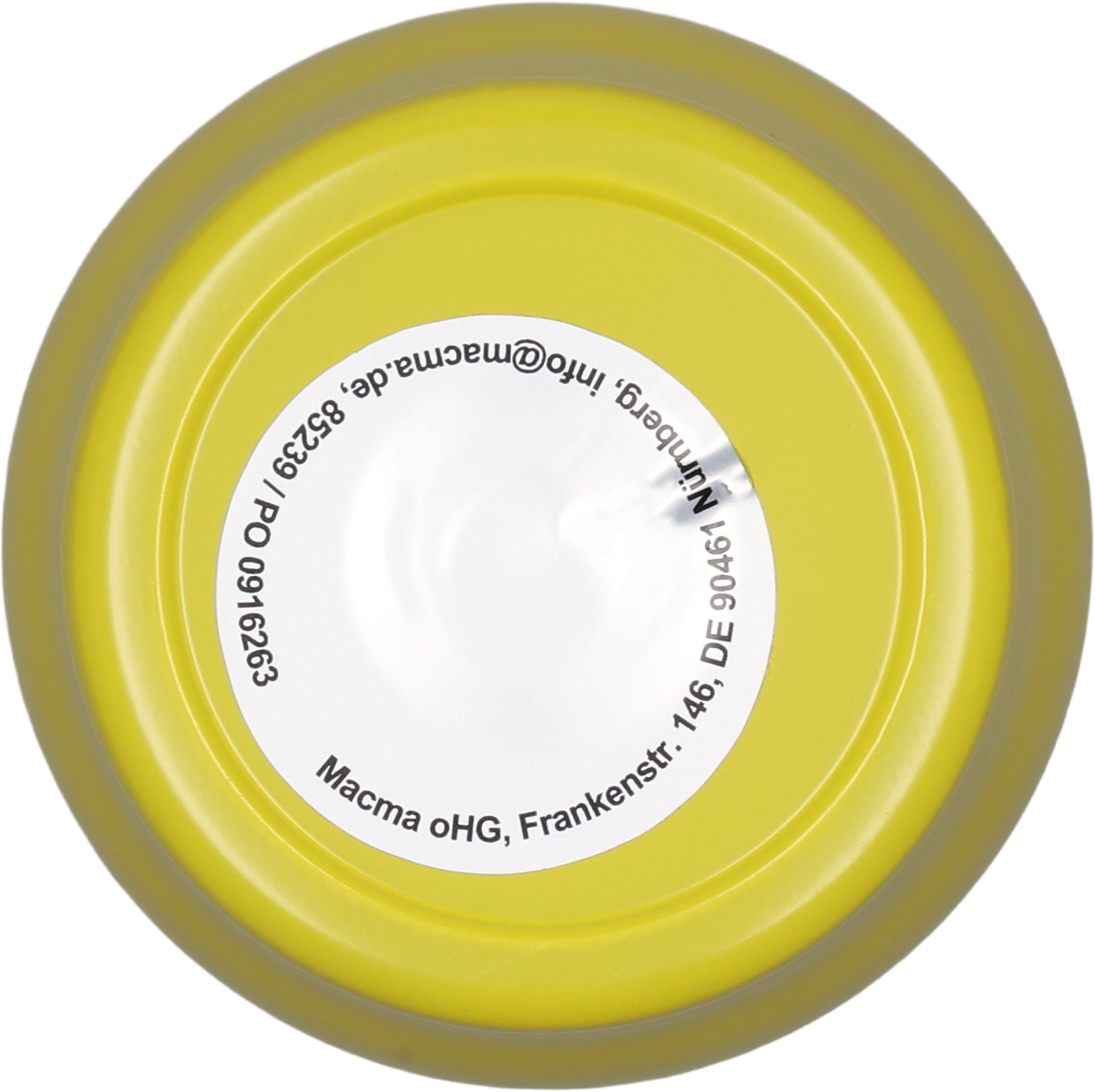 Kubek termiczny 550 ml ze stali z recyklingu DANA żółty 8523908 (7)