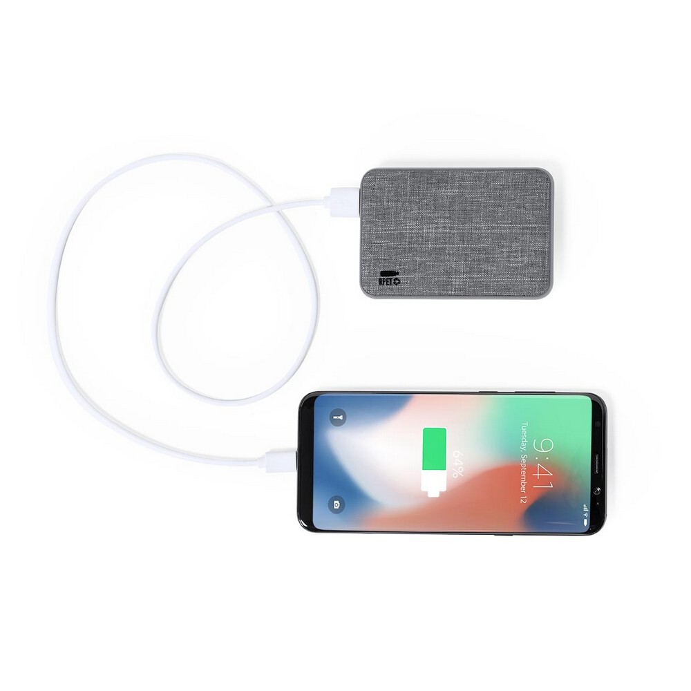Gadżet reklamowy - Power bank 5000 mAh RPET