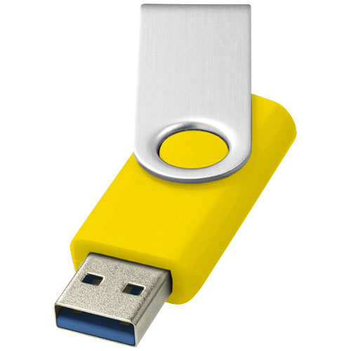 Rotate-basic pendrive wyposażony w interfejs USB 3.0 Żółty 1Z50611K 