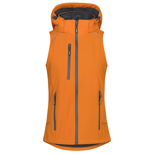 Kamizelka Damska Softshell Wiatroszczelna Orange E7845-495453 
