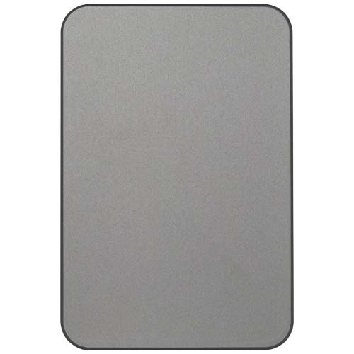 Powerbank Avis 5000 mAh z recyklingowanego aluminium posiadającego certyfikację RCS, z wbudowanym magnesem  Metaliczny grafitowy 12444382 (3)