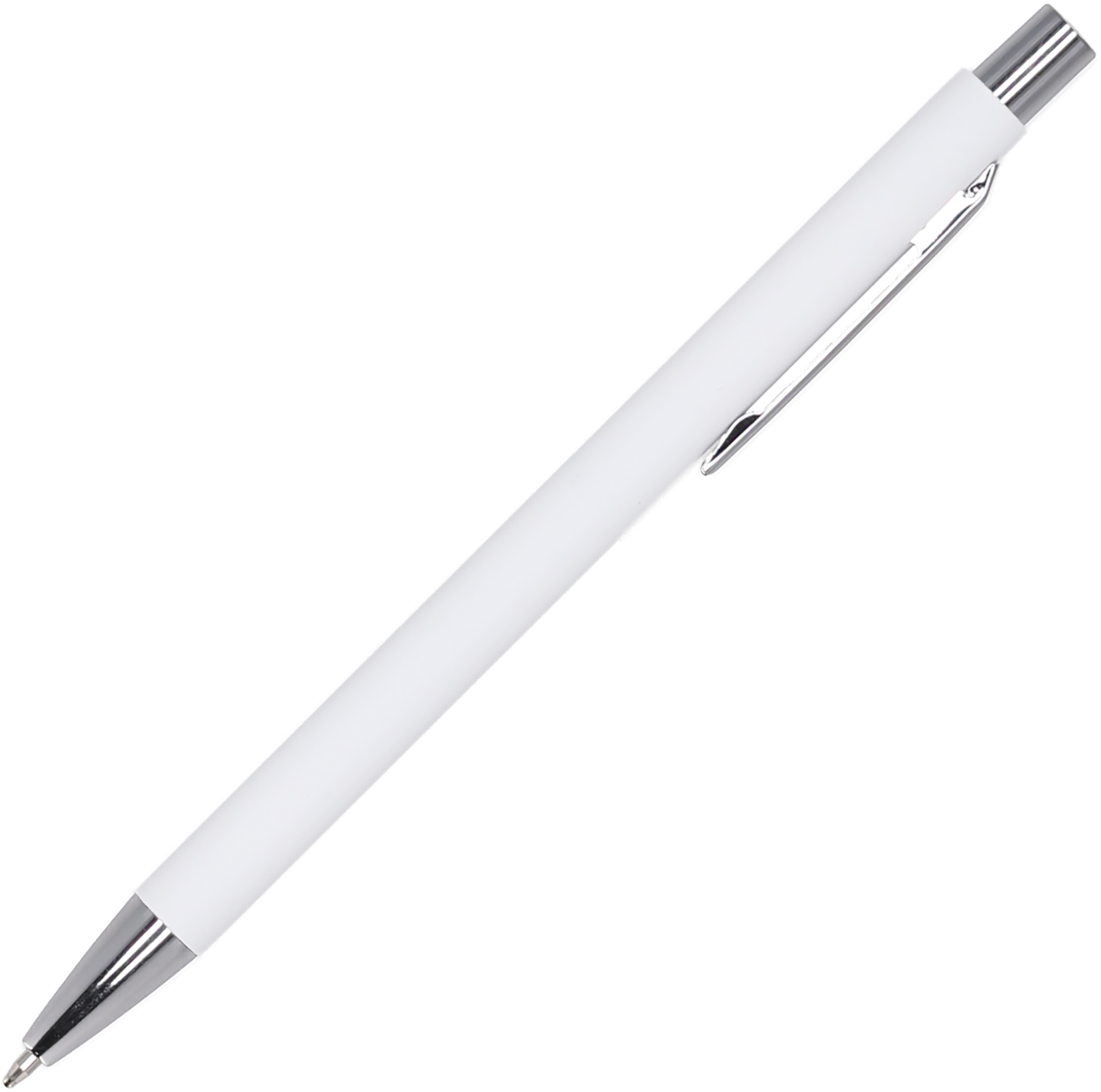 Długopis metalowy soft touch GIORGIO Biały 1368006 (2)