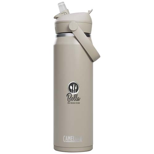 Camelbak® Thrive Flip VSS butelka na wodę ze stali nierdzewnej o pojemności 750 ml ze składaną słomką Jasny szary 10088880 (1)