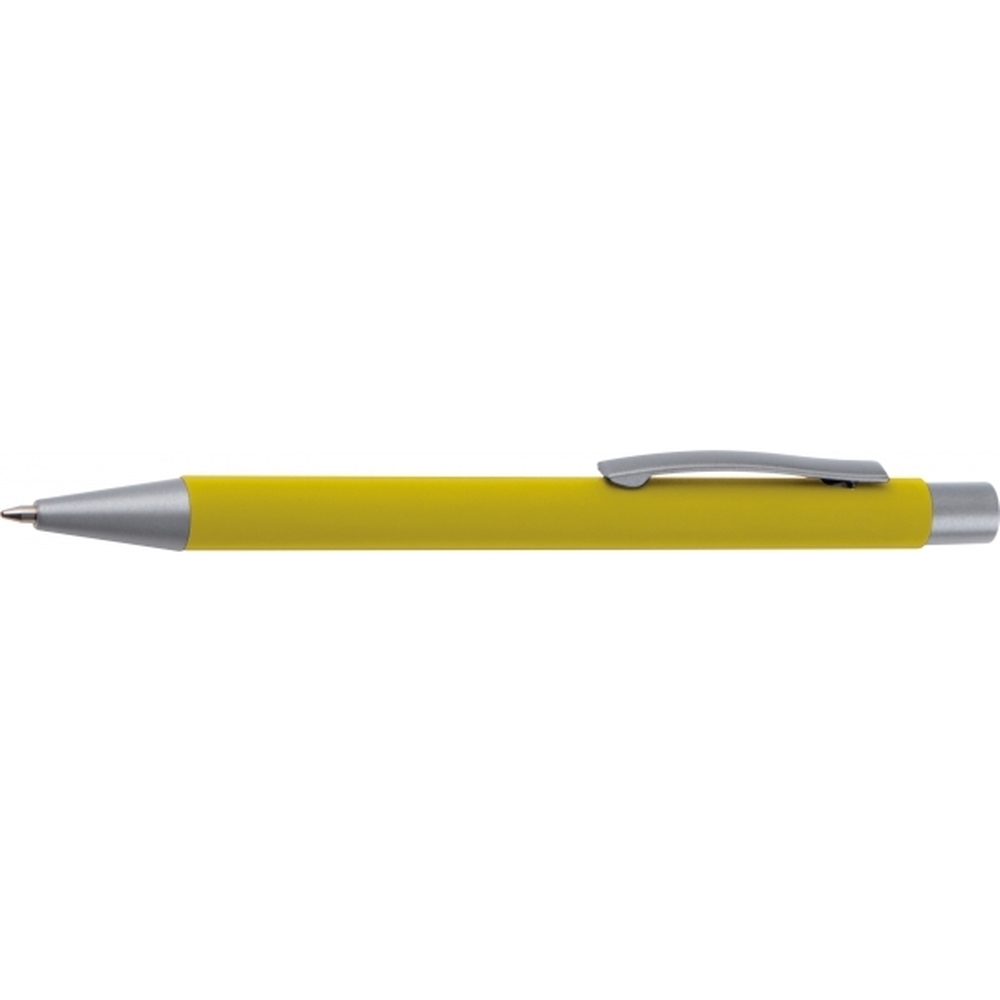Zestaw piśmienny długopis i ołówek automatyczny soft touch UPPSALA żółty 441008 (2)
