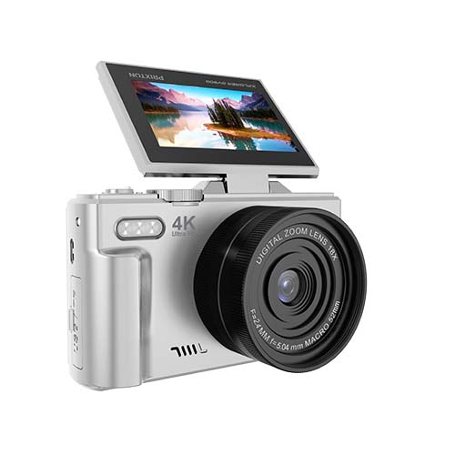 Prixton DV900 XPLORER aparat cyfrowy 4K  Srebrny 1PA19581 (4)