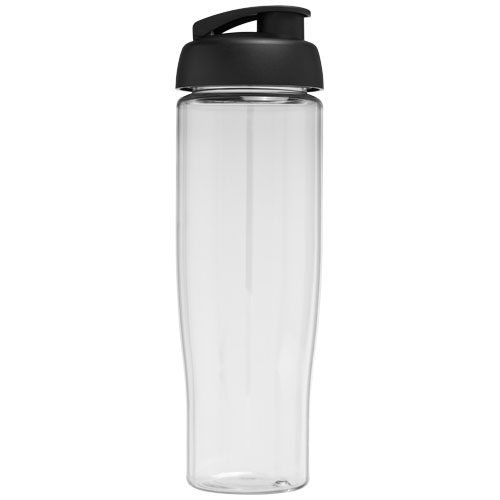 Bidon H2O Tempo® o pojemności 700 ml z wieczkiem zaciskowym Przezroczysty-Czarny 21004000 (3)