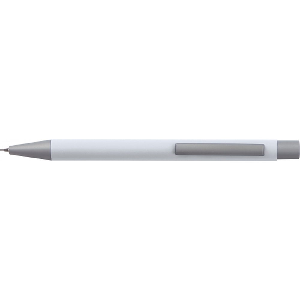 Zestaw piśmienny długopis i ołówek automatyczny soft touch UPPSALA Biały 441006 (7)