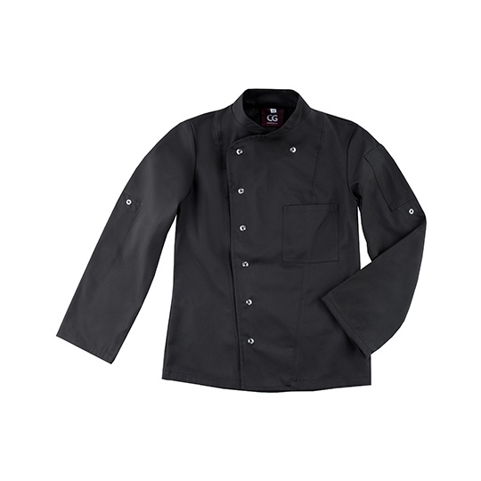 Bluza Kucharska Damska Slim Poliester Bawełna Black CGW3105-487837 