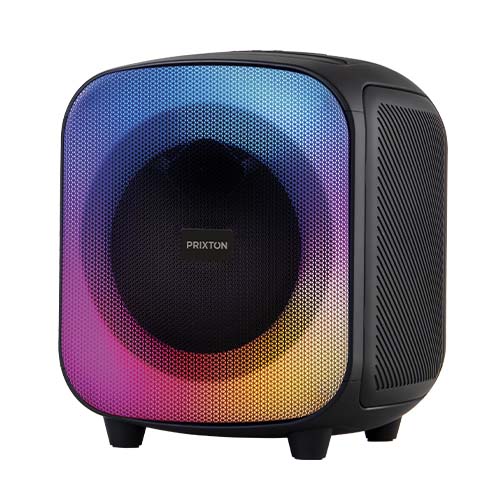 Prixton Jaia Głośnik karaoke Bluetooth® o mocy 40 W Czarny 1PA19990 