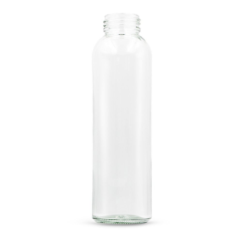 Szklana butelka 500 ml z kolorową wstążką | Viivi Czerwony VA062-05 (3)