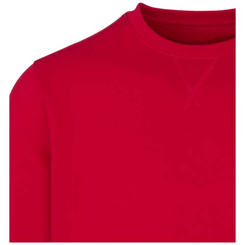 Jasper organiczna bluza unisex z recyklingu o gramaturze 280 g/m² z okrągłym dekoltem i certyfikatem OCS Czerwony 3956121A (5)